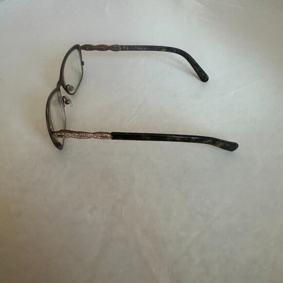 Vera Wang Spica Glasses Eyewear Rhinestone Brown Eyeglasses 50 15-132 Lens main image 7